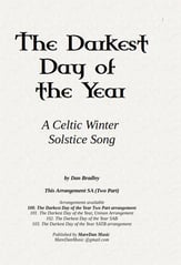 The Darkest Day of the Year SA choral sheet music cover